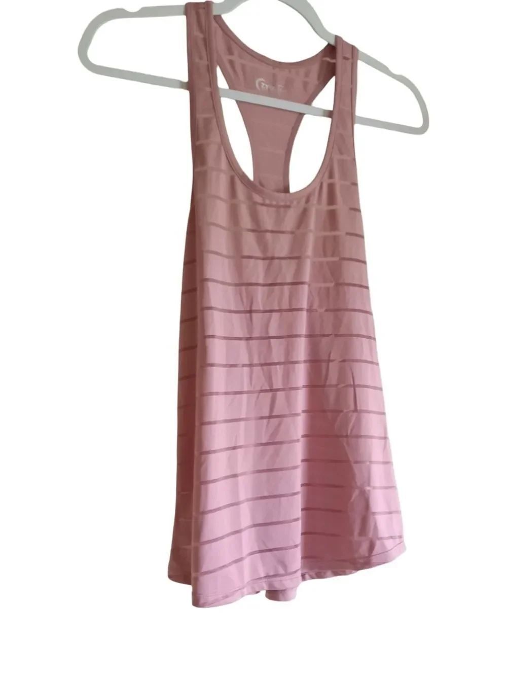 Zyla Active Pink Racerback Sports Tank - Medium